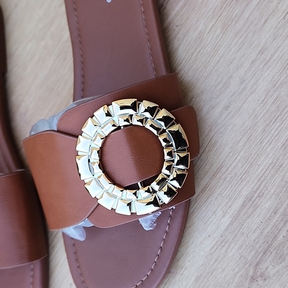 Seychelles Slide Sandals Cognac Size 7.5 NWOT - Picture 2 of 10